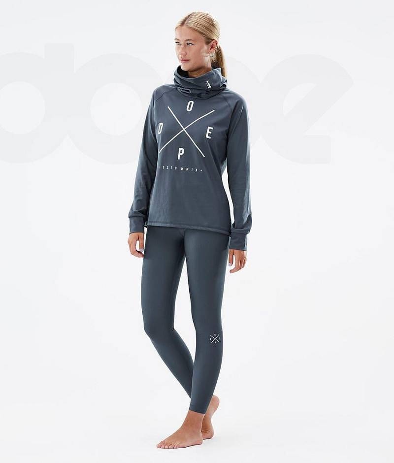 Blue Women's Dope Snuggle W Base Layer Pants | India_D1557