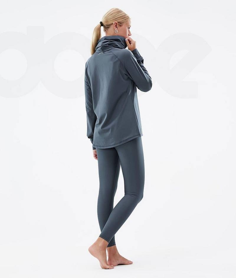 Blue Women's Dope Snuggle W Base Layer Pants | India_D1557