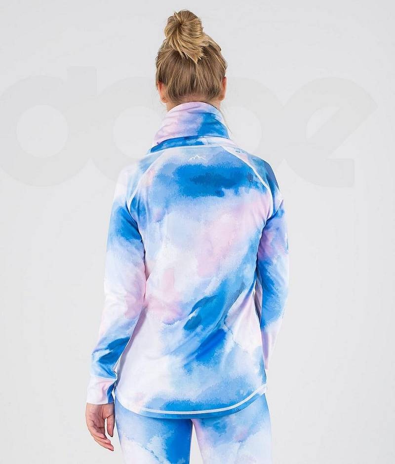 Blue Women's Dope Snuggle W Base Layer Tops | India_D1405