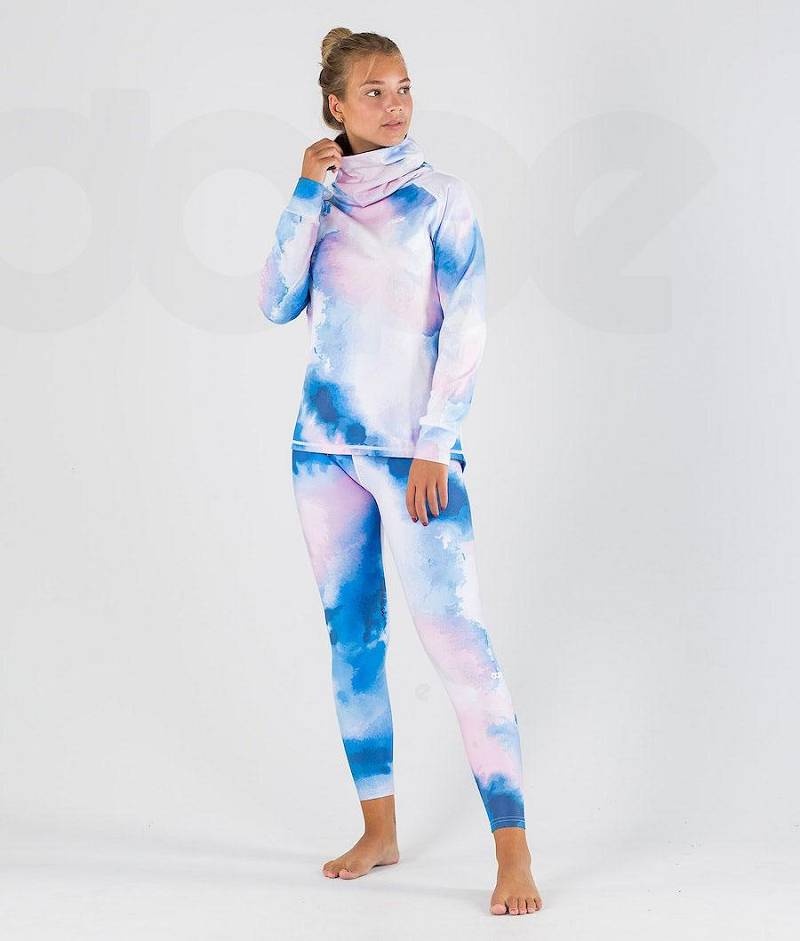 Blue Women's Dope Snuggle W Base Layer Tops | India_D1405