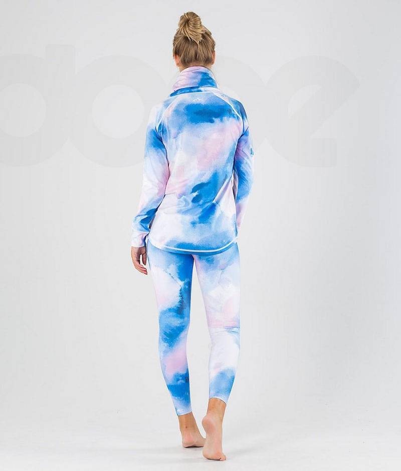 Blue Women's Dope Snuggle W Base Layer Tops | India_D1405