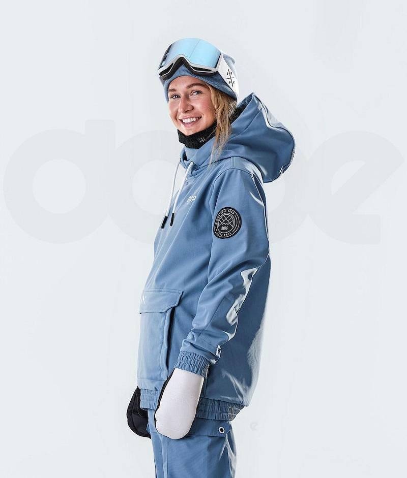 Blue Women's Dope Wylie W 10k Snowboard Jackets | India_D1181