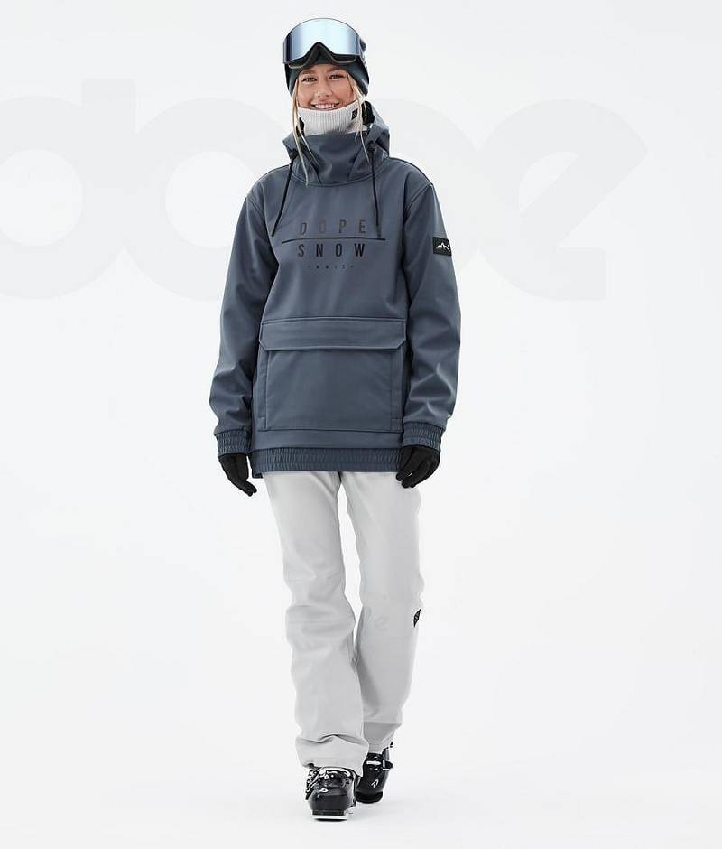 Blue Women's Dope Wylie W Ski Jackets | India_D1087