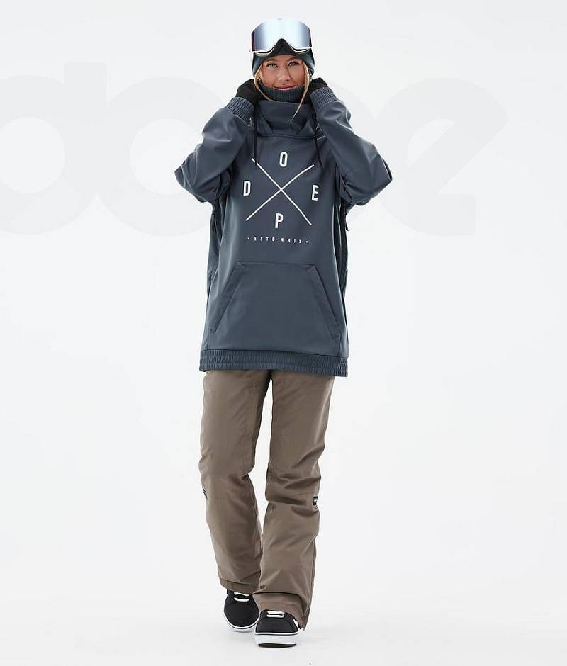 Blue Women's Dope Yeti W Snowboard Jackets | India_D2516