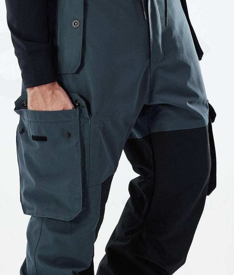 Blue / Black Men's Dope Adept 2021 Ski Pants | India_D2288