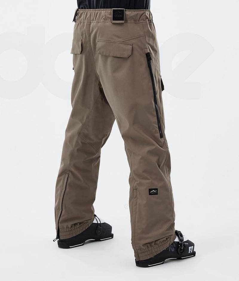 Brown Men's Dope Antek Ski Pants | India_D1488