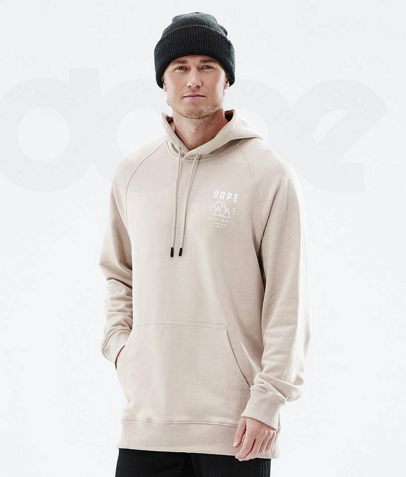 Brown Men's Dope Common Hoodies | India_D1314