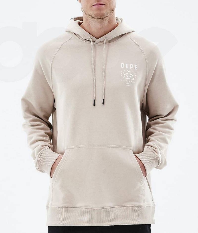 Brown Men's Dope Common Hoodies | India_D1314