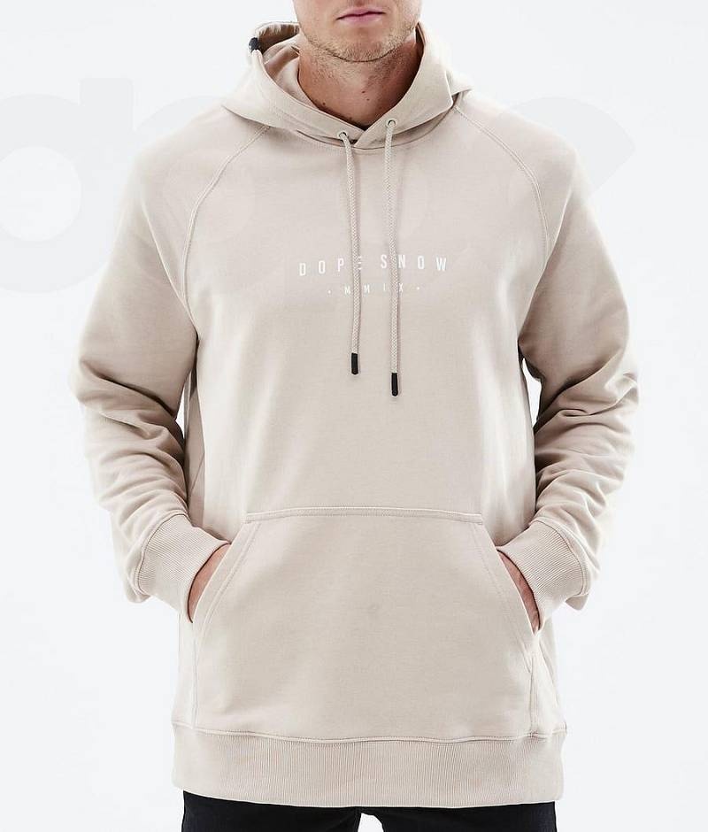 Brown Men's Dope Common Hoodies | India_D2093