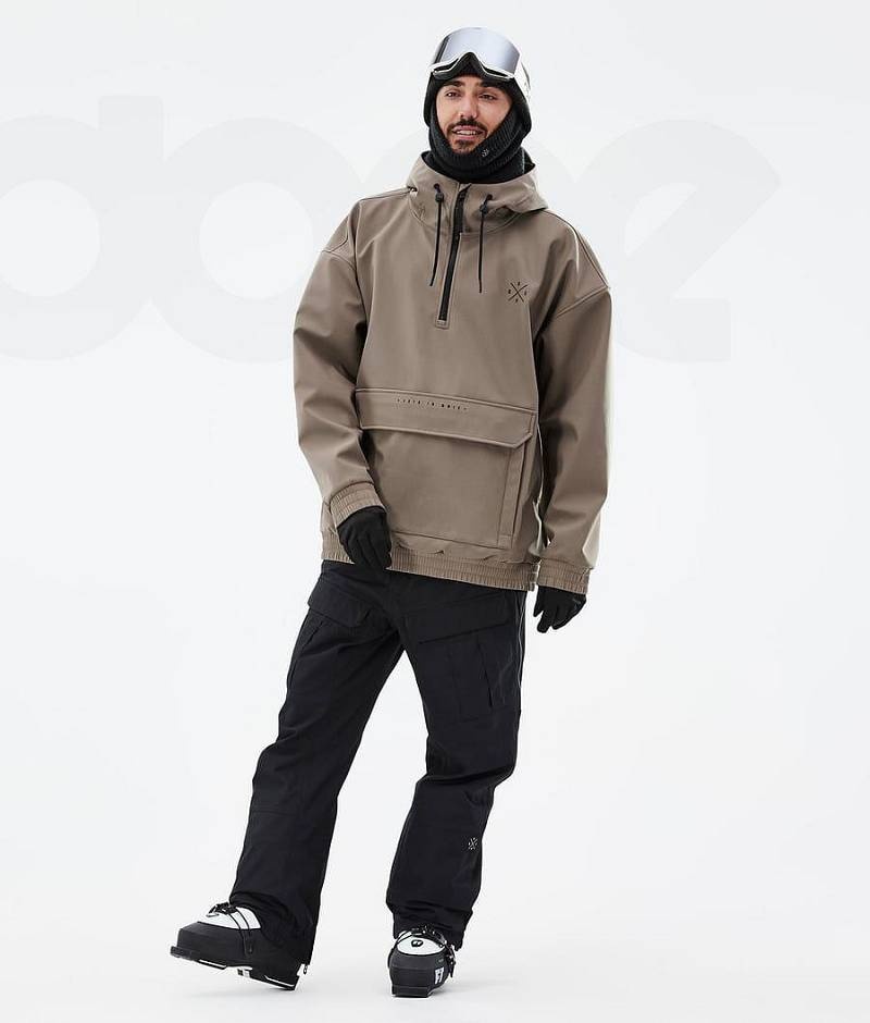 Brown Men's Dope Cyclone Ski Jackets | India_D1878