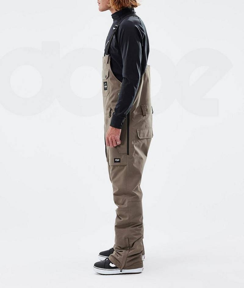 Brown Men's Dope Notorious B.I.B Snowboard Pants | India_D2521