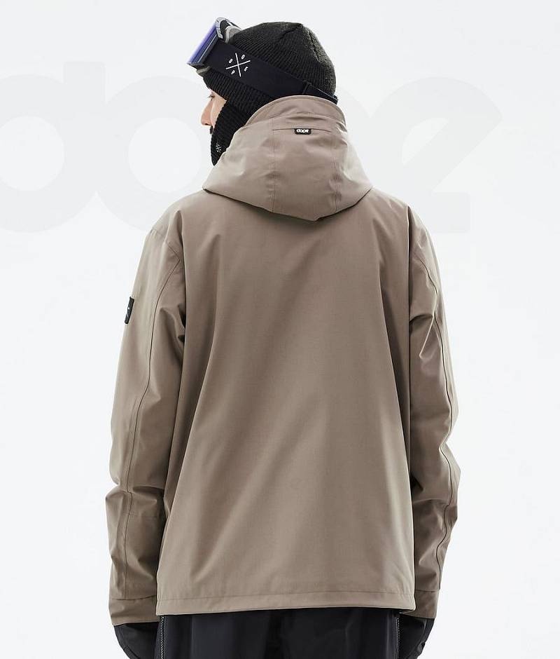 Brown Men's Dope Ranger Snowboard Jackets | India_D2241