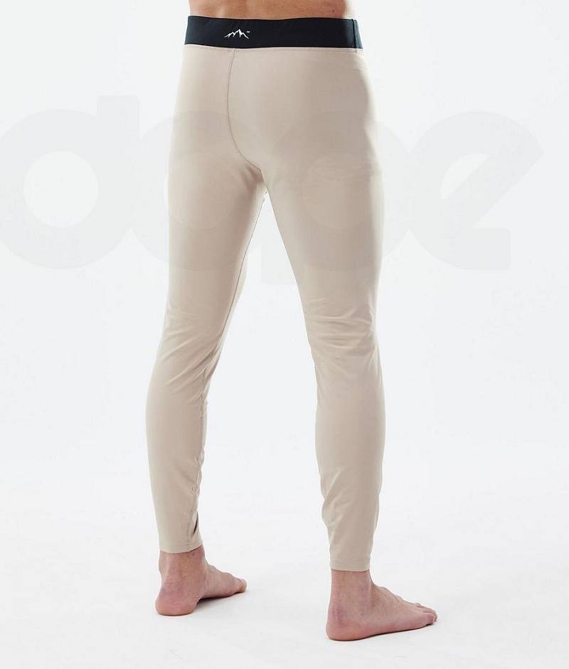 Brown Men's Dope Snuggle Base Layer Pants | India_D1939