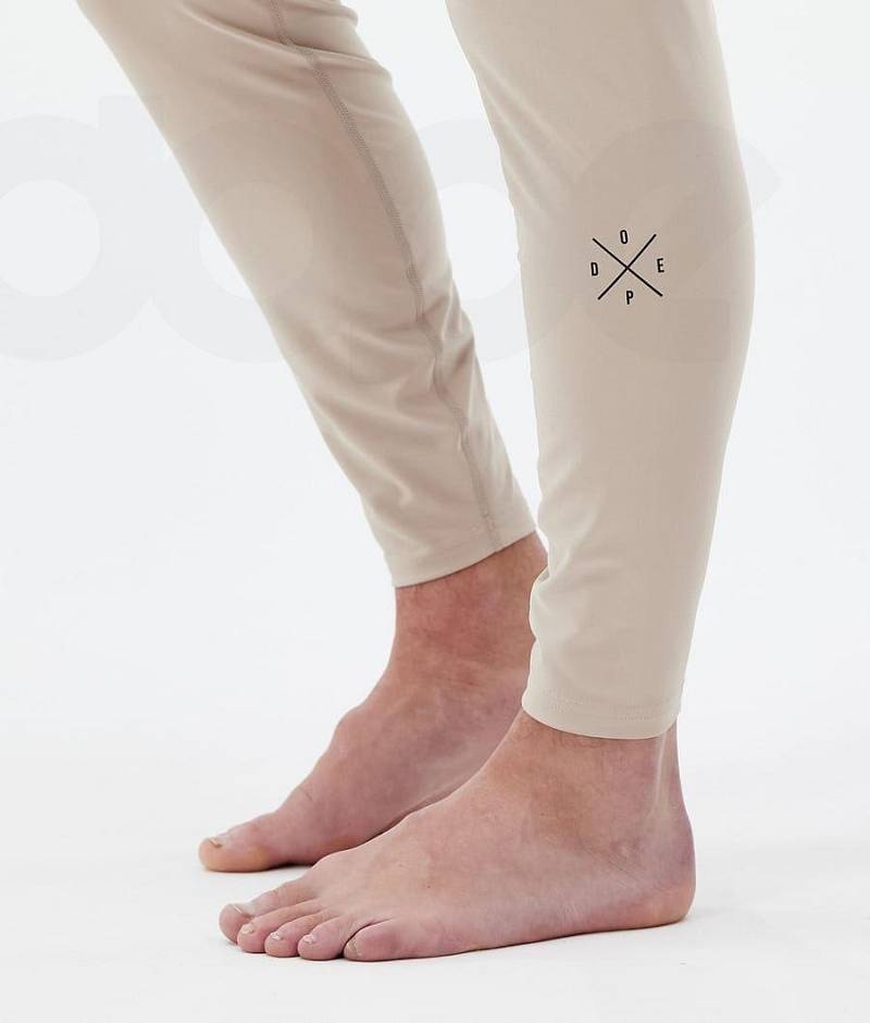 Brown Men's Dope Snuggle Base Layer Pants | India_D1939