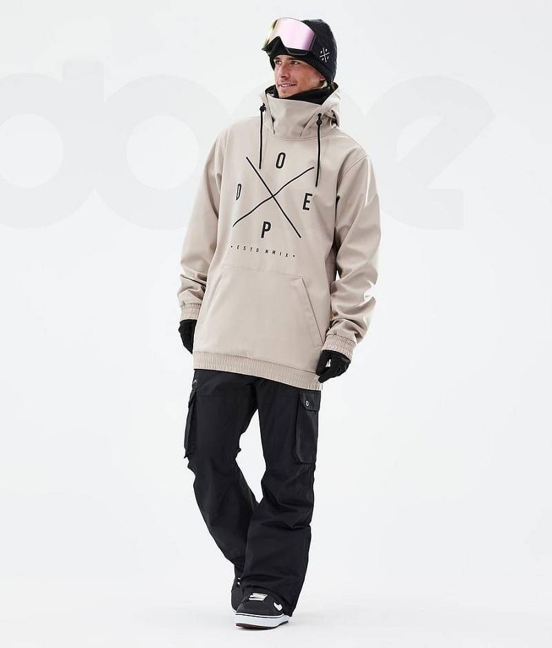 Brown Men's Dope Yeti Snowboard Jackets | India_D2207