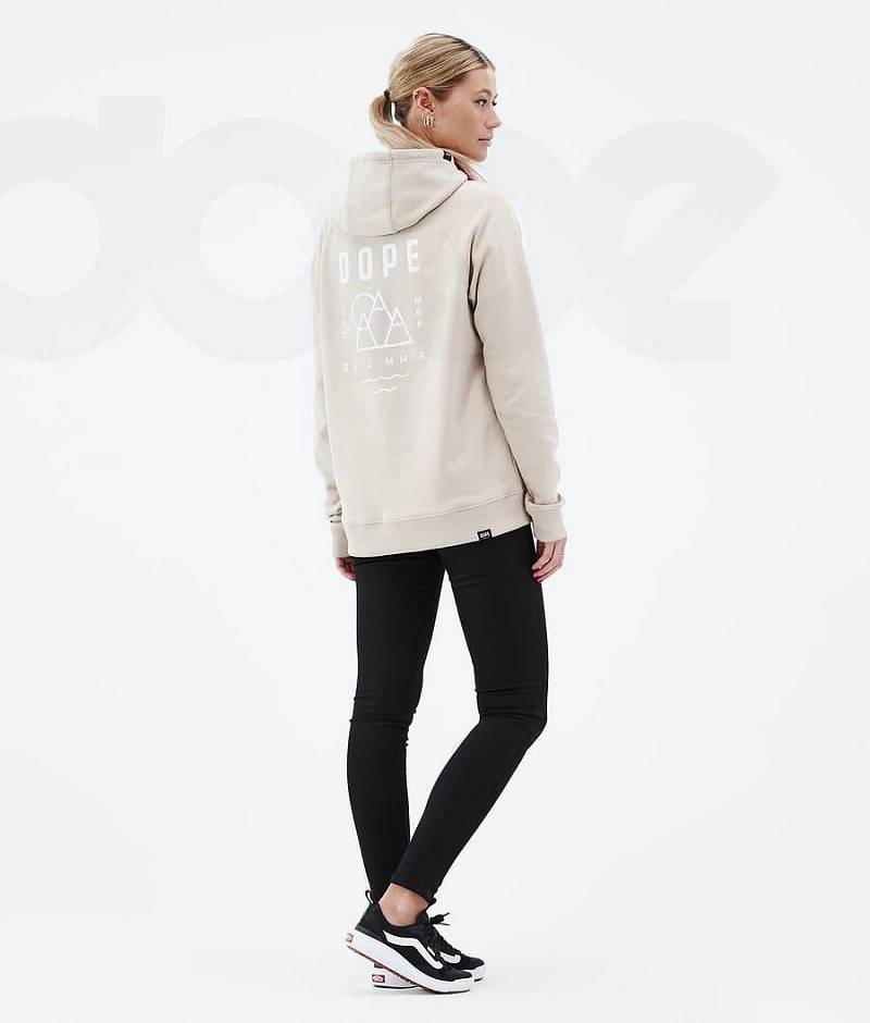 Brown Women's Dope Common W Hoodies | India_D2253