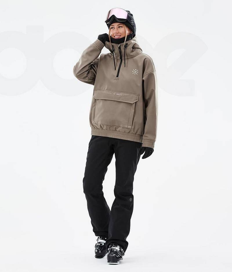 Brown Women's Dope Cyclone W Ski Jackets | India_D2323