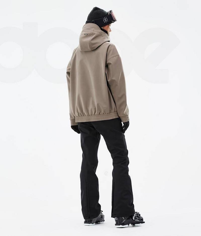 Brown Women's Dope Cyclone W Ski Jackets | India_D2323