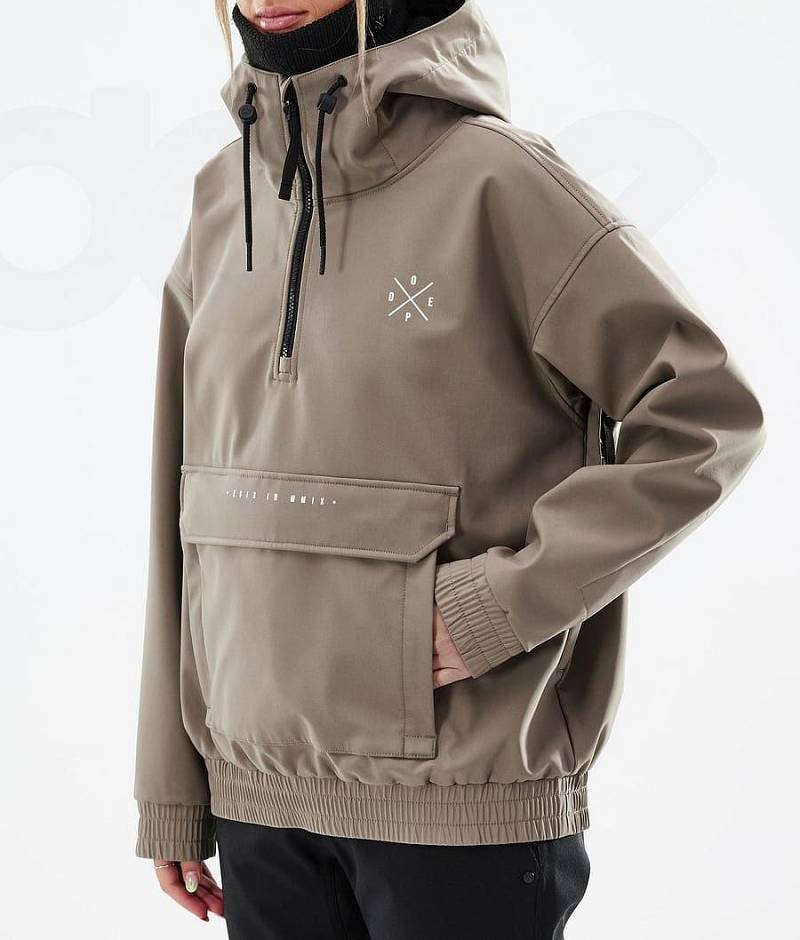 Brown Women's Dope Cyclone W Ski Jackets | India_D2323