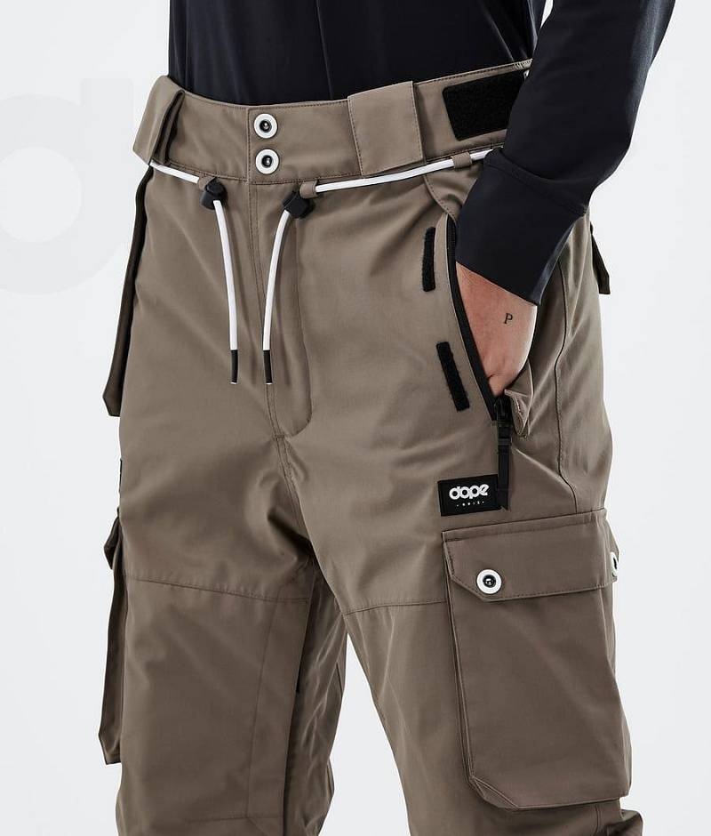 Brown Women's Dope Iconic W Ski Pants | India_D1508