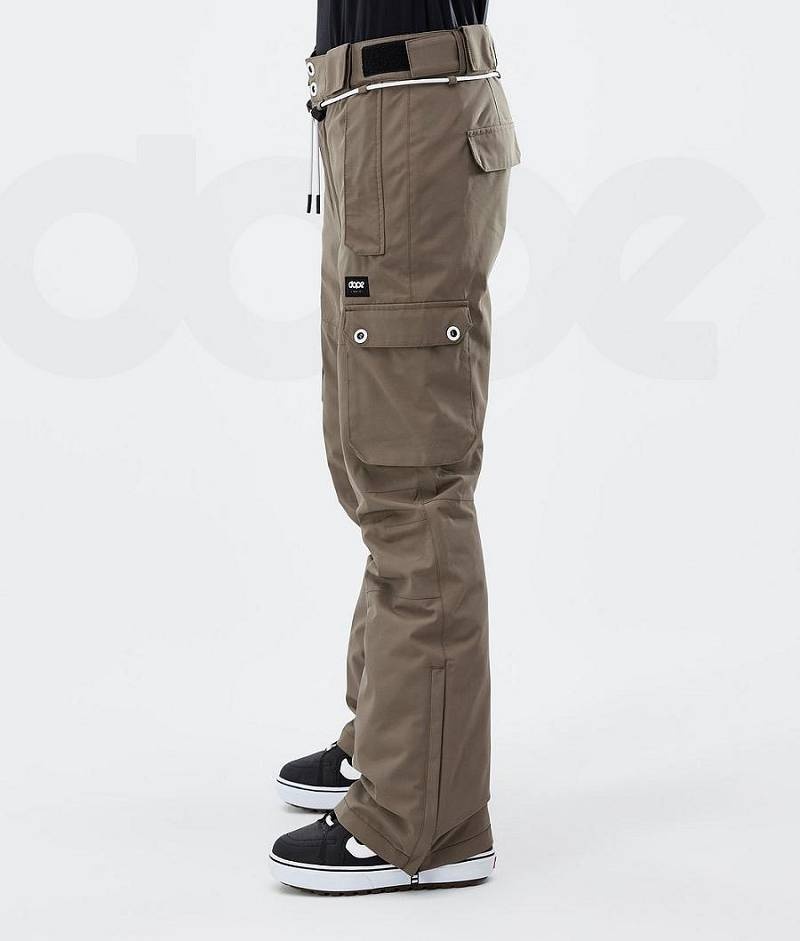 Brown Women's Dope Iconic W Snowboard Pants | India_D1379