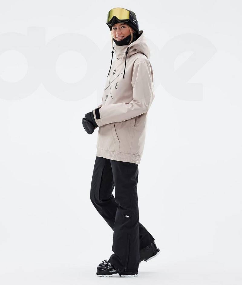 Brown Women's Dope Migoo W Ski Jackets | India_D2490