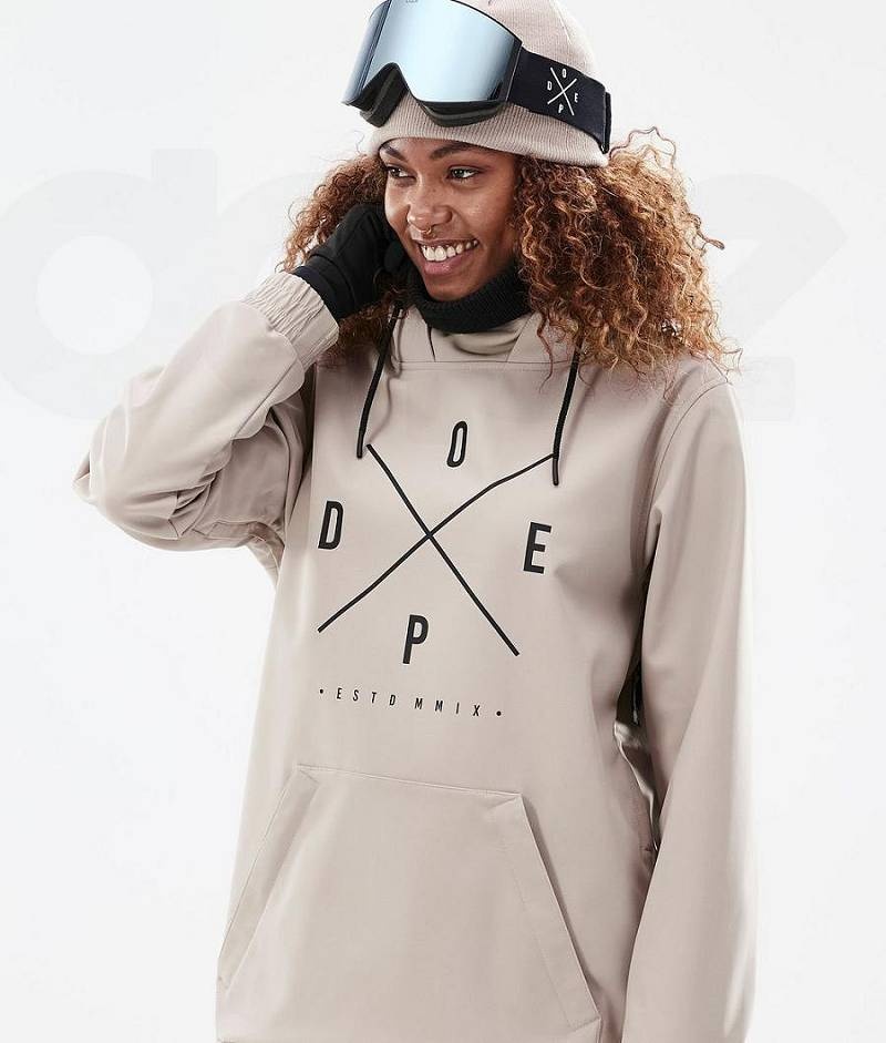 Brown Women's Dope Yeti W Ski Jackets | India_D2316