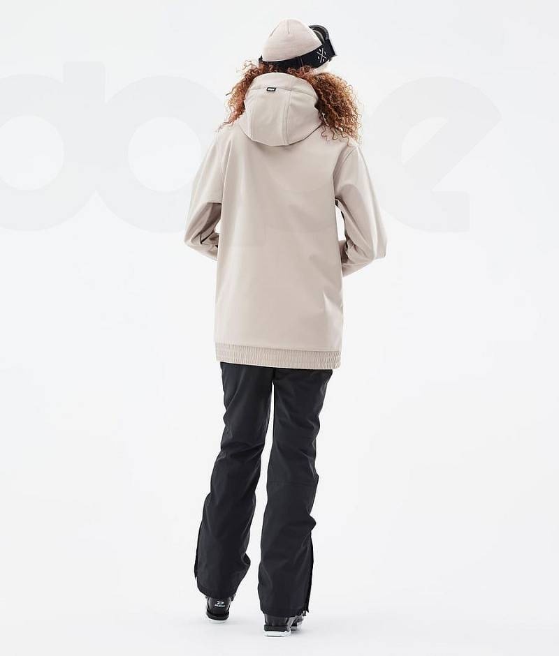 Brown Women's Dope Yeti W Ski Jackets | India_D2316