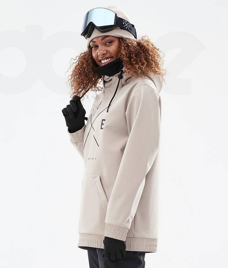 Brown Women's Dope Yeti W Ski Jackets | India_D2316