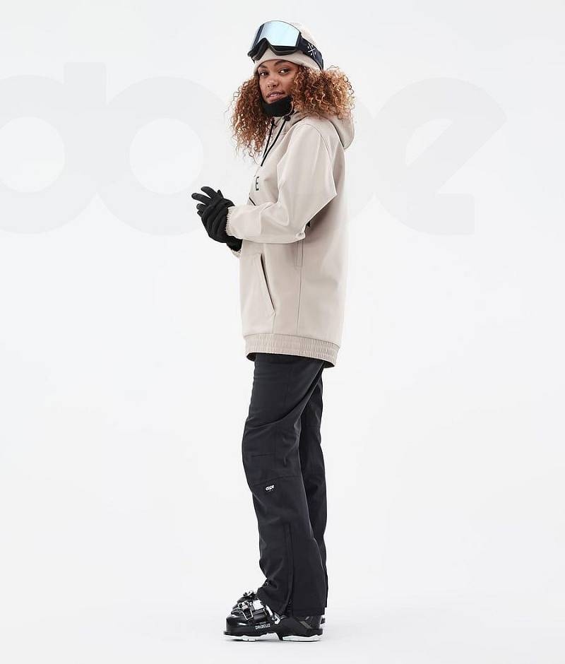 Brown Women's Dope Yeti W Ski Jackets | India_D2316