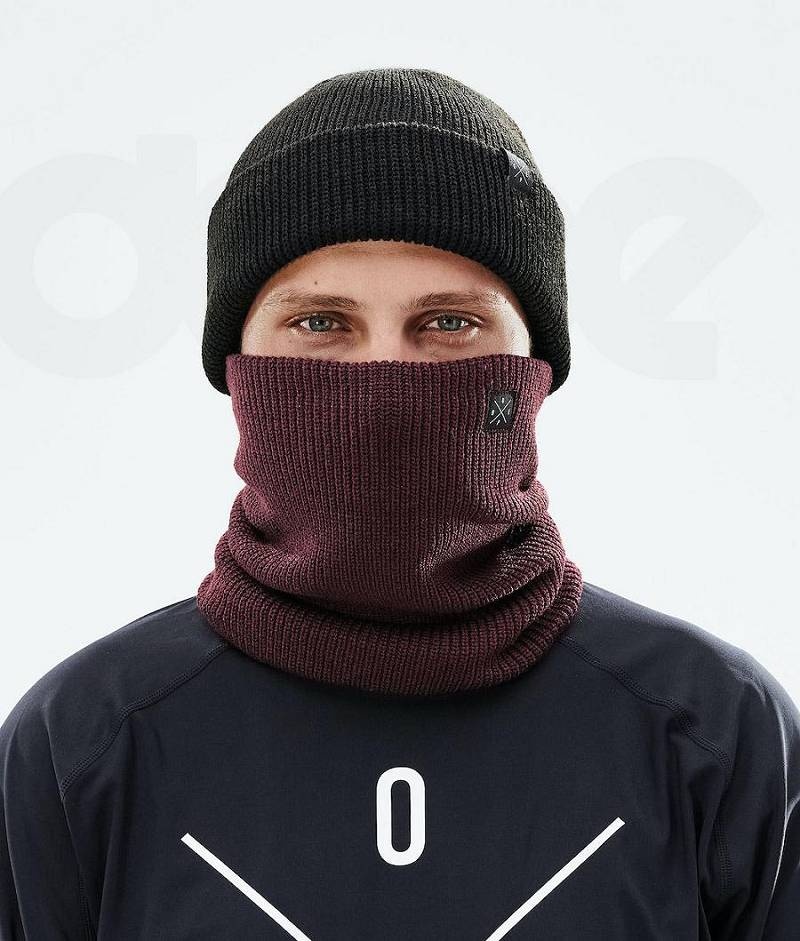 Burgundy Men's Dope 2X-UP Knitted Facemasks | India_D2134