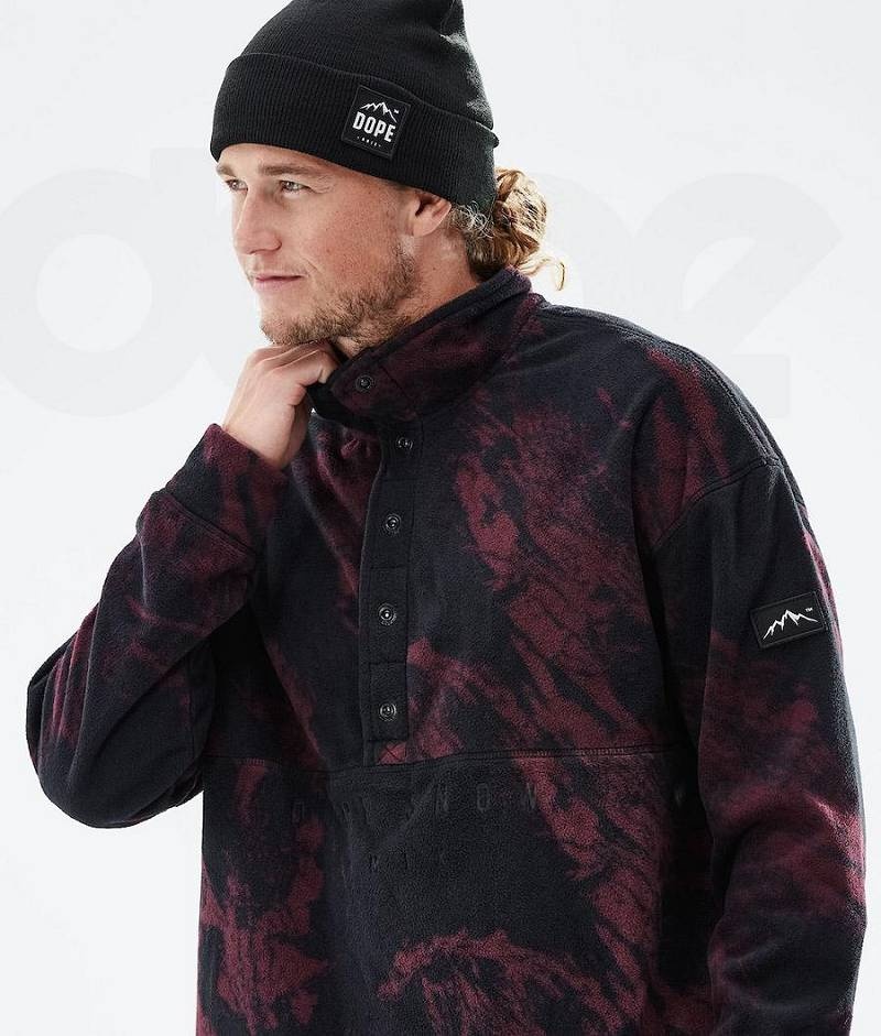 Burgundy Men's Dope Comfy 2021 Fleece | India_D1221