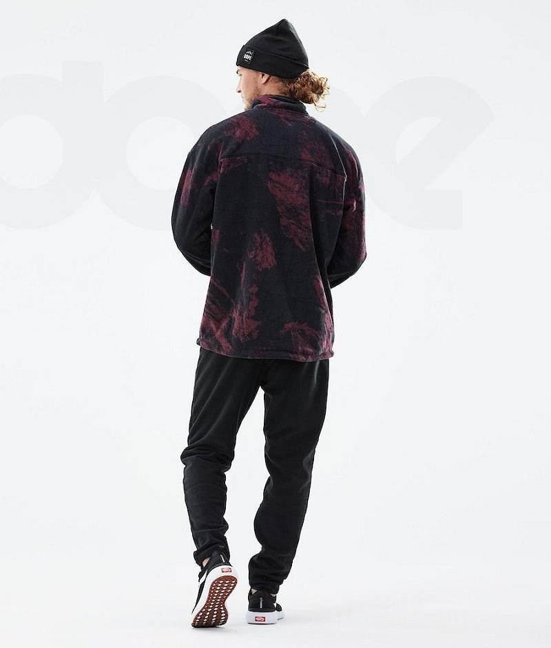 Burgundy Men's Dope Comfy 2021 Fleece | India_D1221