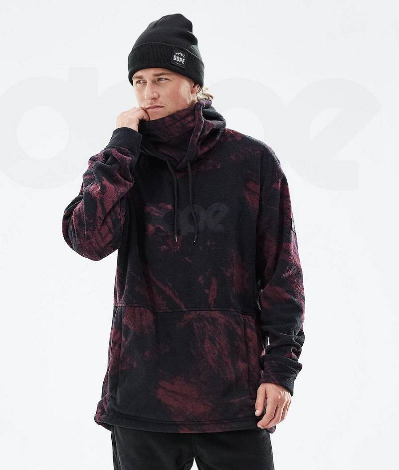 Burgundy Men's Dope Cozy II 2021 Fleece | India_D1556