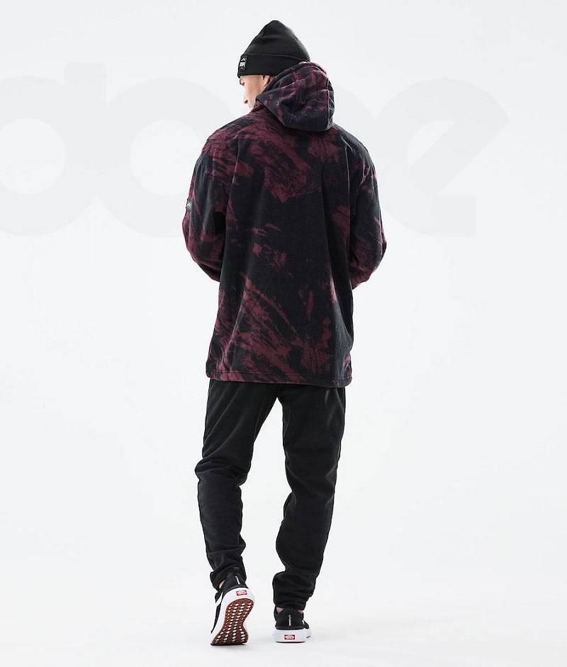 Burgundy Men's Dope Cozy II 2021 Fleece | India_D1556