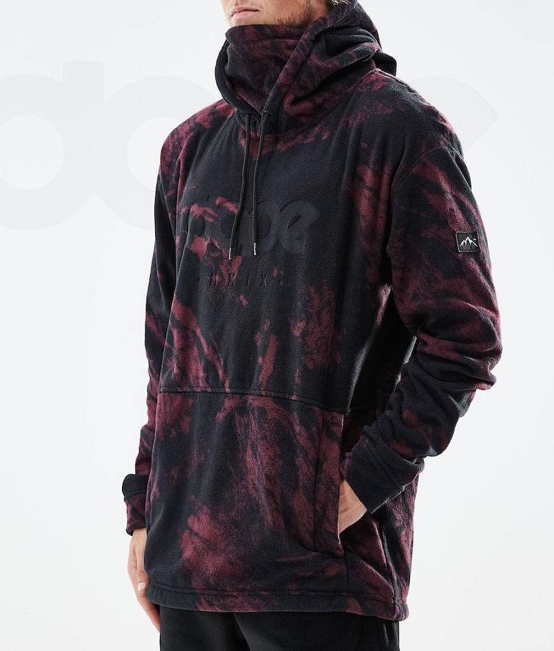 Burgundy Men's Dope Cozy II 2021 Fleece | India_D1556