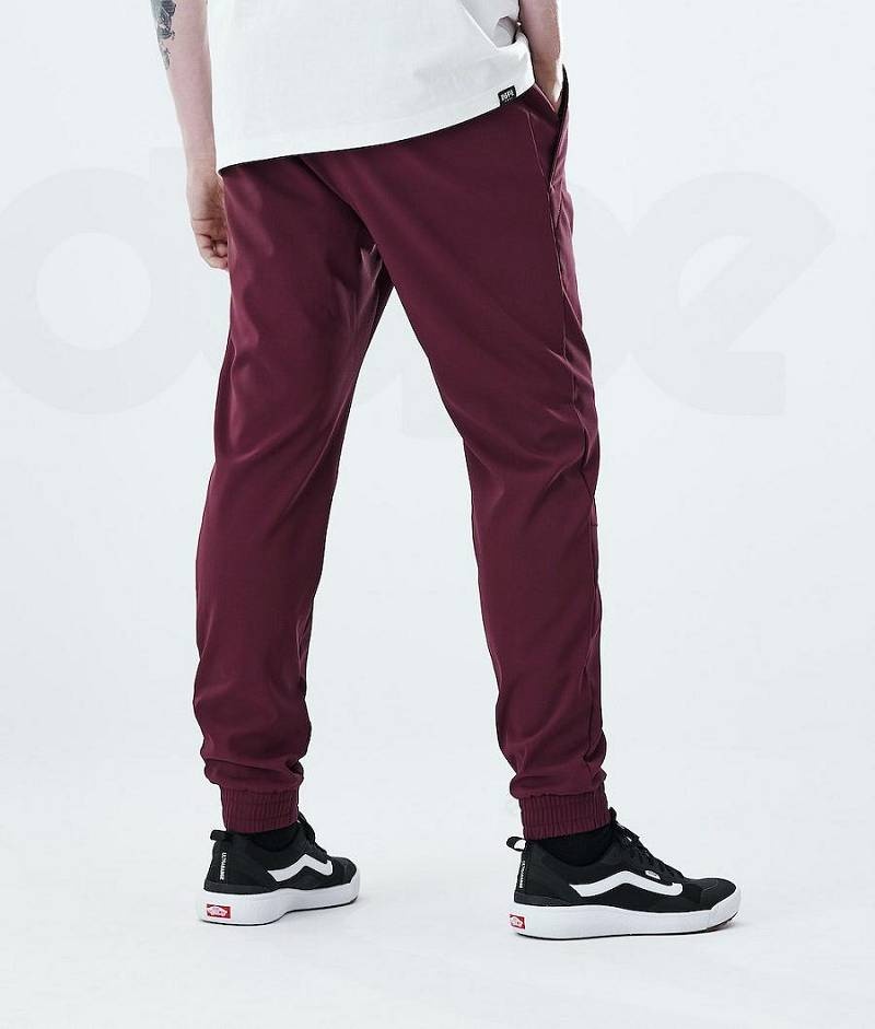 Burgundy Men's Dope Flight Outdoor Pants | India_D2355