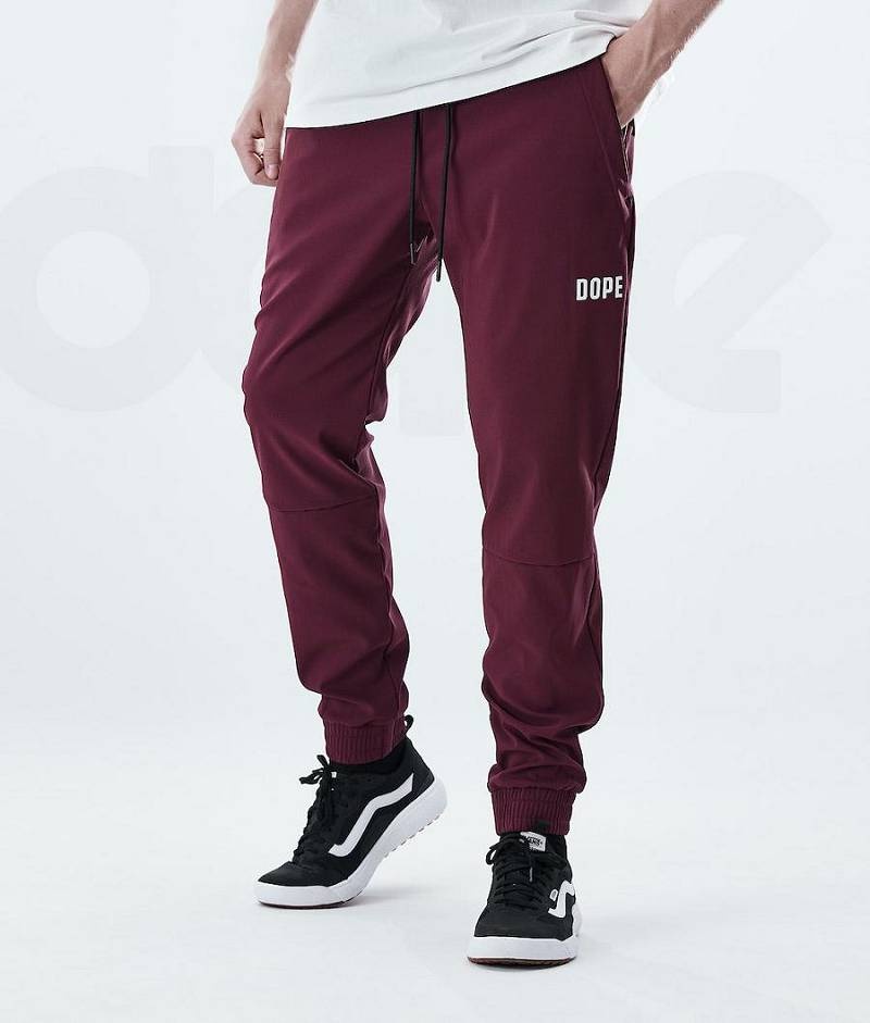 Burgundy Men\'s Dope Flight Outdoor Pants | India_D2355