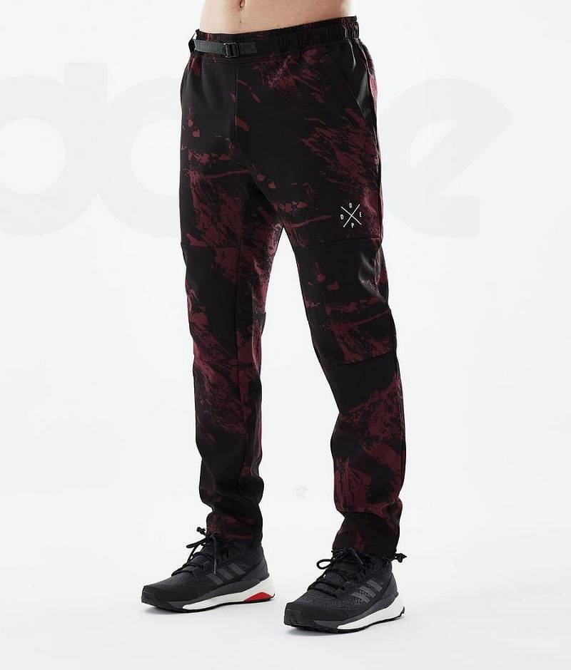 Burgundy Men's Dope Nomad Outdoor Pants | India_D1514