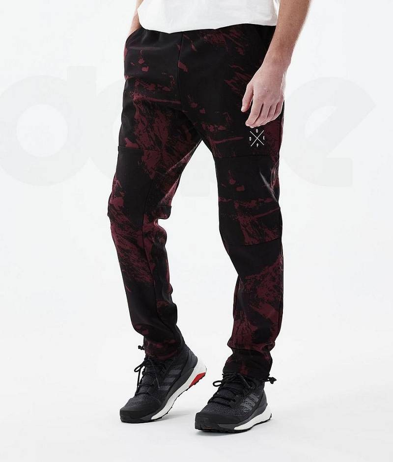 Burgundy Men\'s Dope Nomad Outdoor Pants | India_D1514