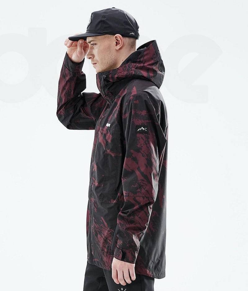 Burgundy Men's Dope Ranger Light Outdoor Jackets | India_D2201