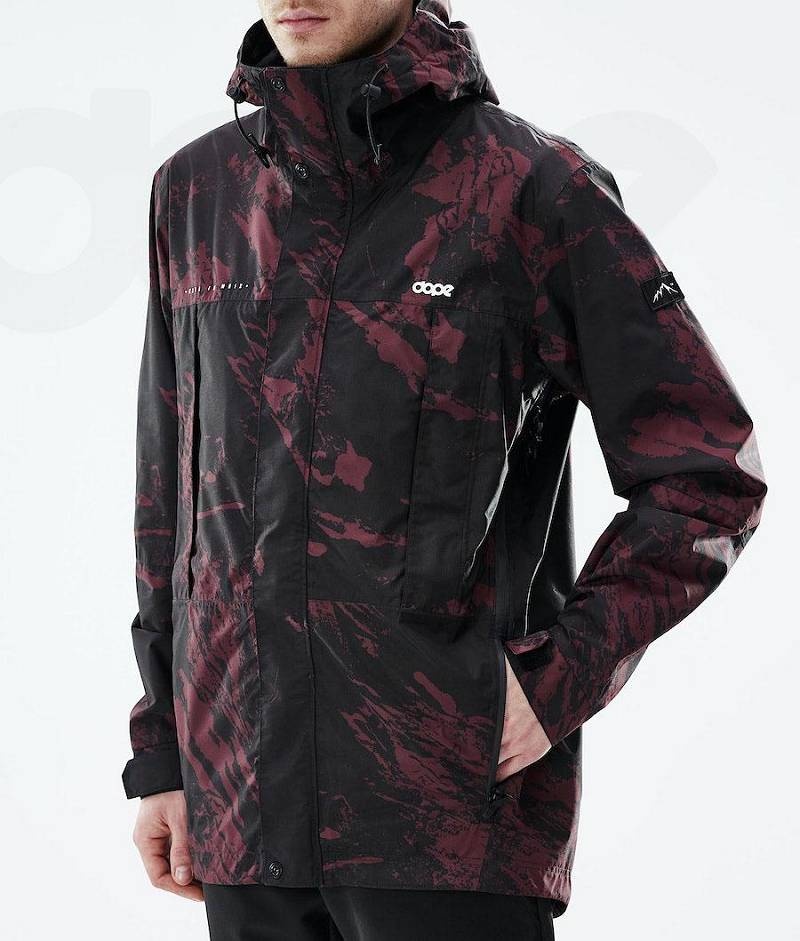 Burgundy Men's Dope Ranger Light Outdoor Jackets | India_D2201