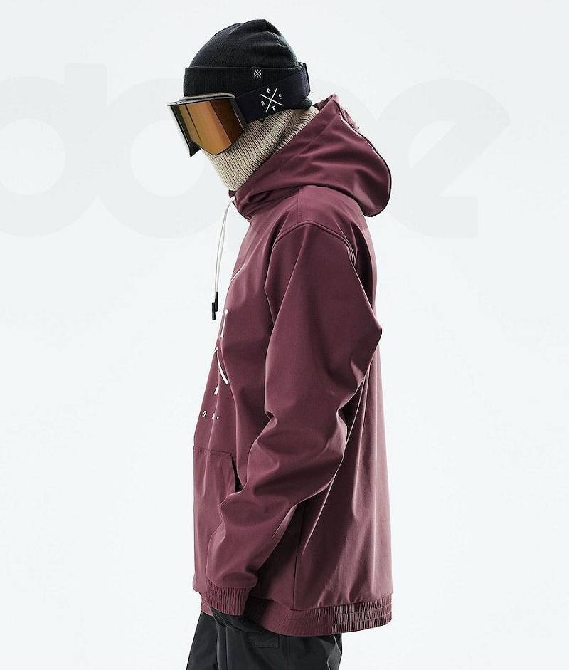 Burgundy Men's Dope Yeti 2021 Ski Jackets | India_D2223