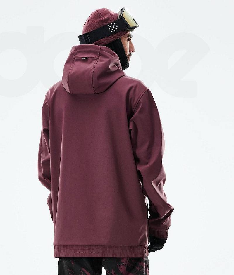 Burgundy Men's Dope Yeti 2021 Ski Jackets | India_D2066