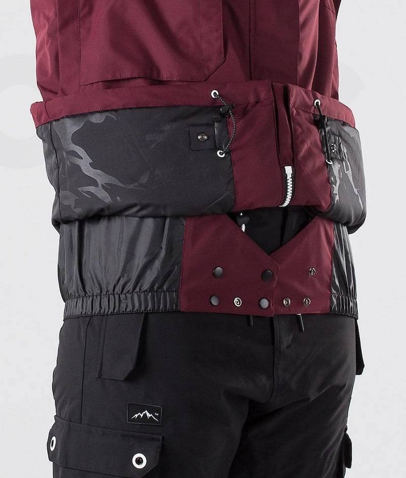 Burgundy Women's Dope Adept W 2019 Snowboard Jackets | India_D1751