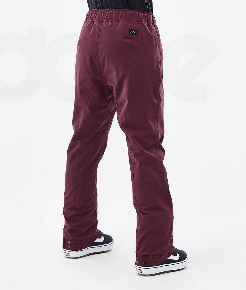 Burgundy Women's Dope Blizzard W Snowboard Pants | India_D1158