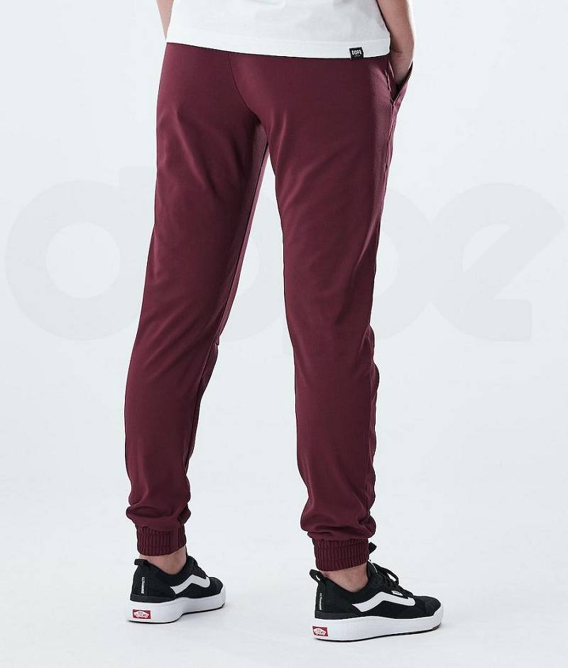 Burgundy Women's Dope Flight W Outdoor Pants | India_D2285