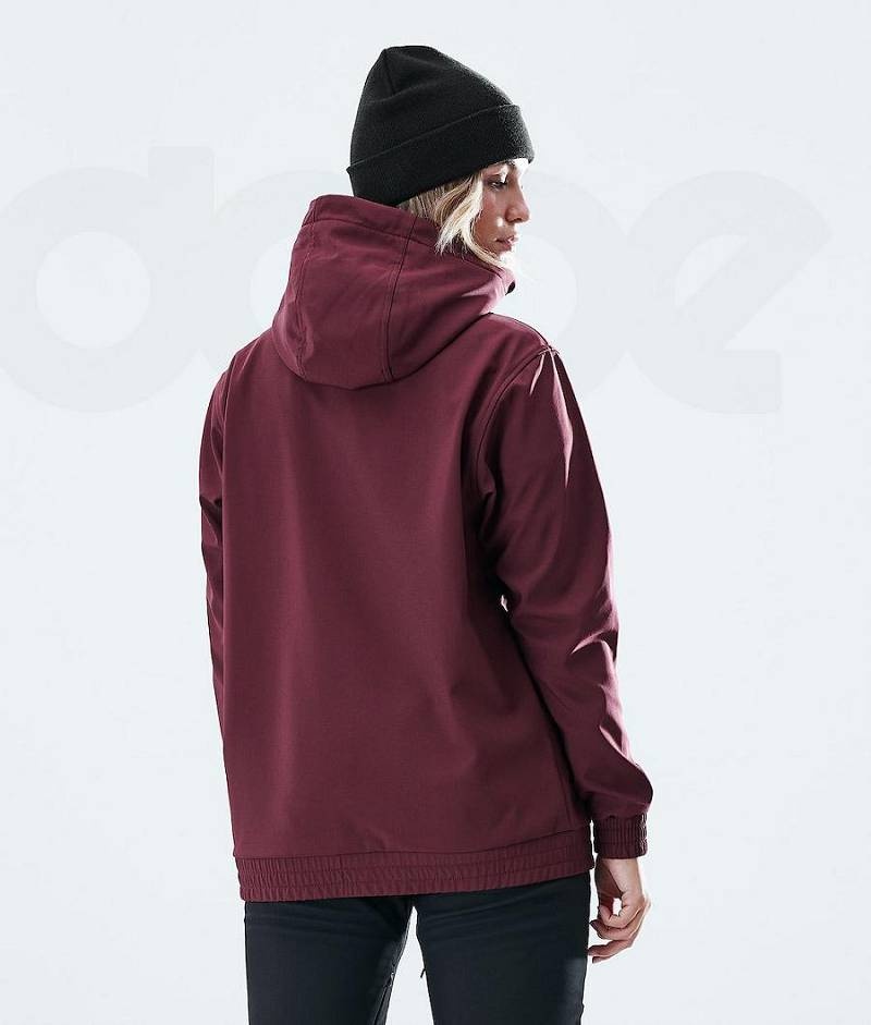 Burgundy Women's Dope Nomad W Outdoor Jackets | India_D2400