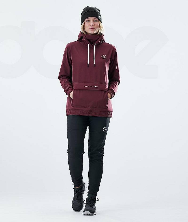 Burgundy Women's Dope Nomad W Outdoor Jackets | India_D2400