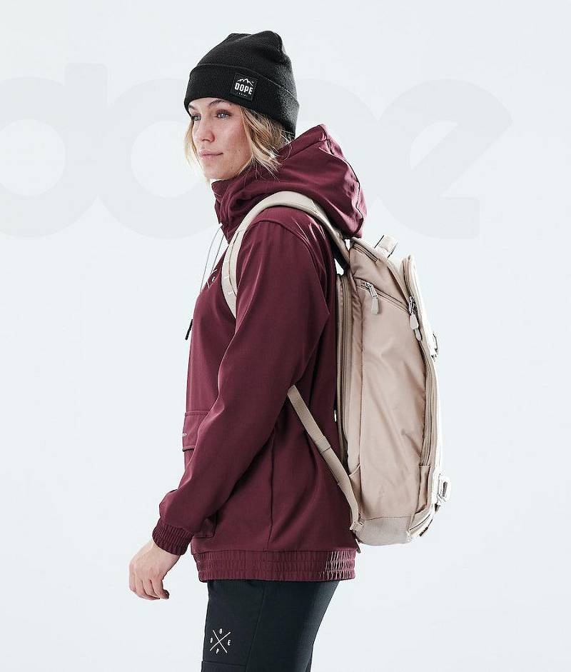 Burgundy Women's Dope Nomad W Outdoor Jackets | India_D2400